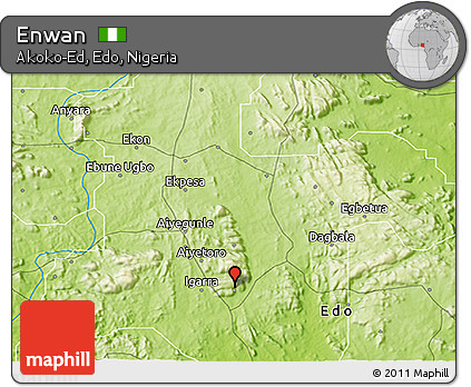 Physical 3D Map of Enwan