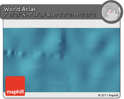 Satellite 3D Map of the Area around 7° 30' 57" N, 70° 37' 30" E
