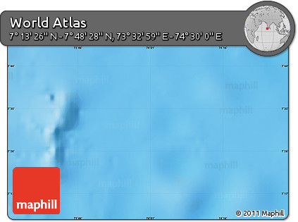 Physical Map of the Area around 7° 30' 57" N, 74° 1' 30" E