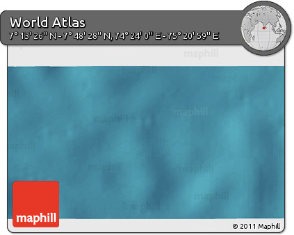 Satellite 3D Map of the Area around 7° 30' 57" N, 74° 52' 30" E