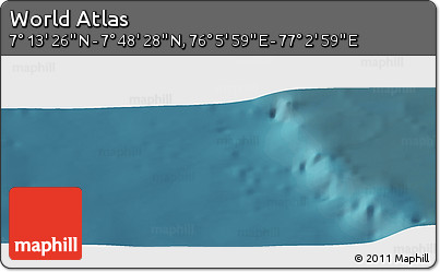Satellite Panoramic Map of the Area around 7° 30' 57" N, 76° 34' 29" E
