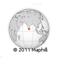 Outline Map of the Area around 7° 30' 57" N, 78° 16' 30" E, rectangular outline