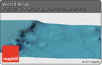 Satellite Panoramic Map of the Area around 7° 30' 57" N, 78° 16' 30" E