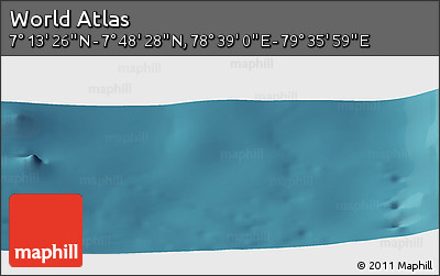 Satellite Panoramic Map of the Area around 7° 30' 57" N, 79° 7' 30" E