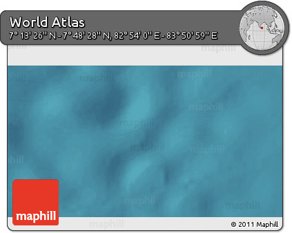 Satellite 3D Map of the Area around 7° 30' 57" N, 83° 22' 30" E