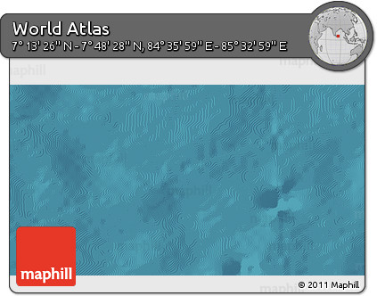 Satellite 3D Map of the Area around 7° 30' 57" N, 85° 4' 29" E