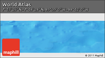 Political Panoramic Map of the Area around 7° 30' 57" N, 89° 10' 30" W
