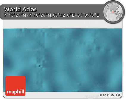 Satellite 3D Map of the Area around 7° 30' 57" N, 90° 10' 30" E