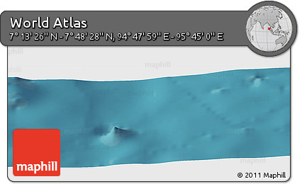 Satellite Panoramic Map of the Area around 7° 30' 57" N, 95° 16' 30" E