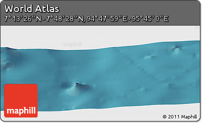 Satellite Panoramic Map of the Area around 7° 30' 57" N, 95° 16' 30" E