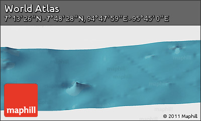 Satellite Panoramic Map of the Area around 7° 30' 57" N, 95° 16' 30" E