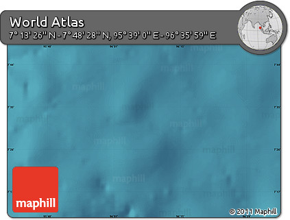 Satellite Map of the Area around 7° 30' 57" N, 96° 7' 30" E