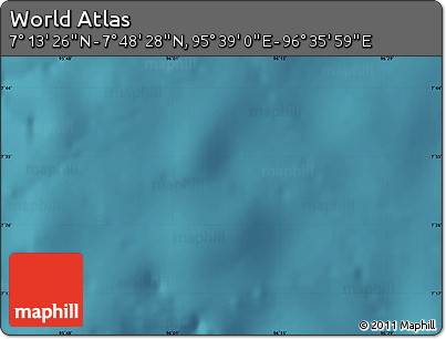 Satellite Map of the Area around 7° 30' 57" N, 96° 7' 30" E
