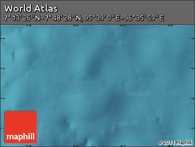 Satellite Map of the Area around 7° 30' 57" N, 96° 7' 30" E