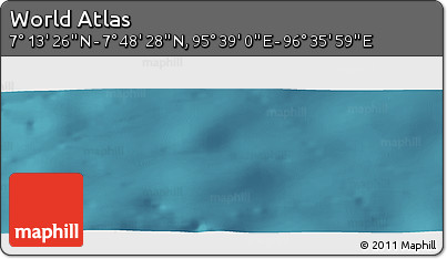 Satellite Panoramic Map of the Area around 7° 30' 57" N, 96° 7' 30" E