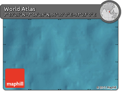 Satellite Map of the Area around 7° 30' 57" N, 96° 58' 29" E