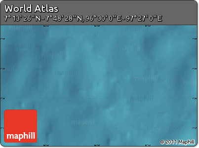Satellite Map of the Area around 7° 30' 57" N, 96° 58' 29" E