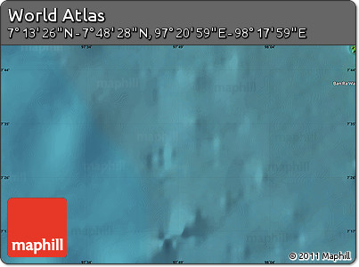 Satellite Map of the Area around 7° 30' 57" N, 97° 49' 29" E
