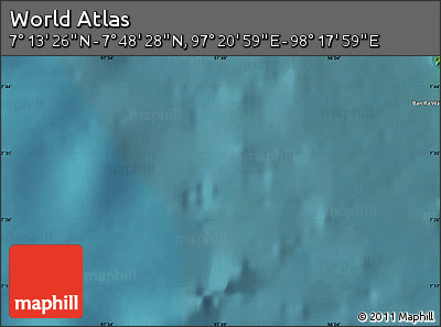 Satellite Map of the Area around 7° 30' 57" N, 97° 49' 29" E