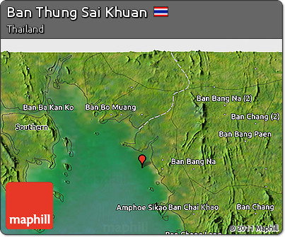 Satellite 3D Map of Ban Thung Sai Khuan