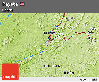 Physical 3D Map of Payeta