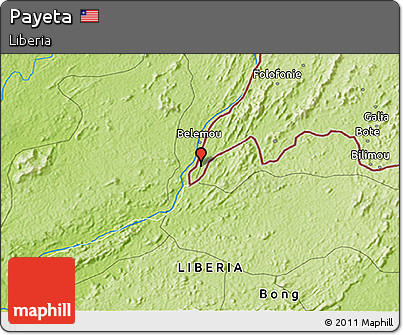 Physical 3D Map of Payeta