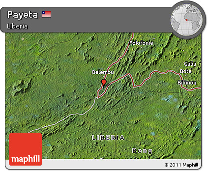 Satellite 3D Map of Payeta