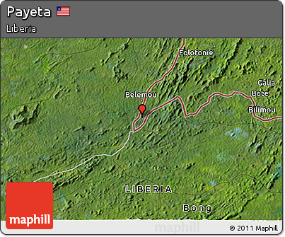 Satellite 3D Map of Payeta
