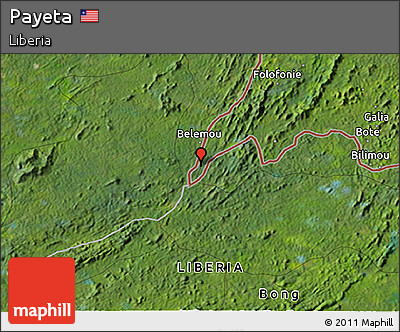 Satellite 3D Map of Payeta