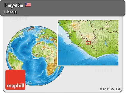 Physical Location Map of Payeta