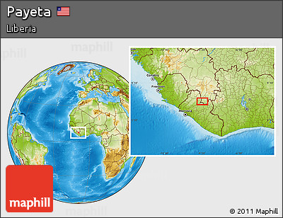 Physical Location Map of Payeta