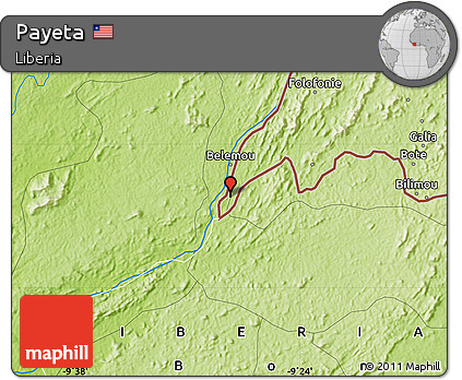 Physical Map of Payeta