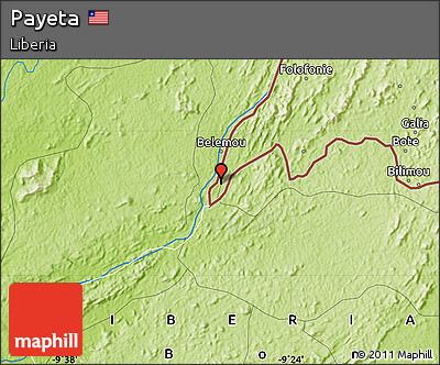 Physical Map of Payeta
