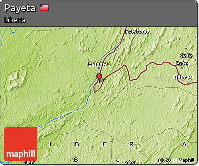 Physical Map of Payeta