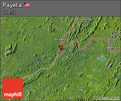 Satellite Map of Payeta