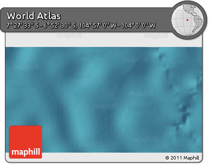 Satellite 3D Map of the Area around 7° 10' 2" S, 104° 28' 29" W