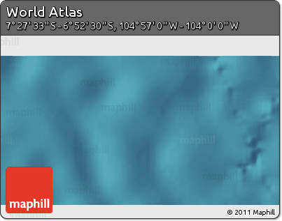 Satellite 3D Map of the Area around 7° 10' 2" S, 104° 28' 29" W