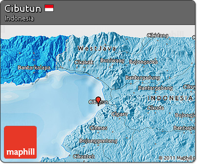 Political 3D Map of Cibutun