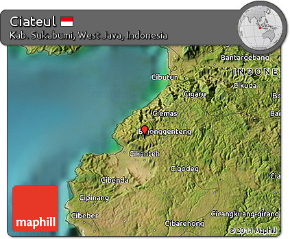 Satellite 3D Map of Ciateul