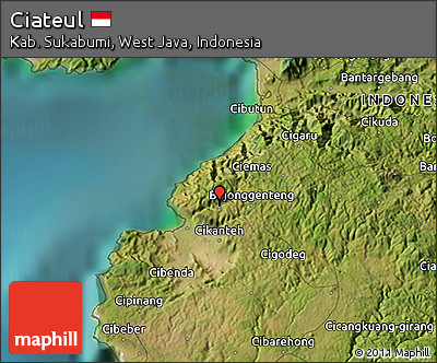 Satellite 3D Map of Ciateul