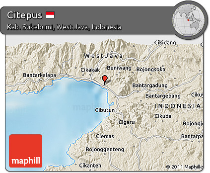 Shaded Relief 3D Map of Citepus