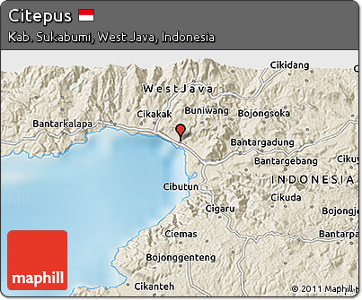 Shaded Relief 3D Map of Citepus