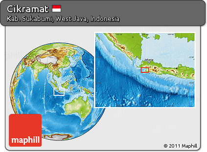 Physical Location Map of Cikramat