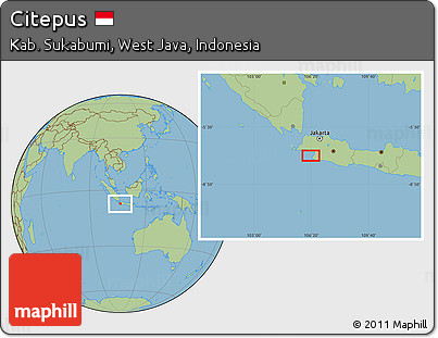 Savanna Style Location Map of Citepus