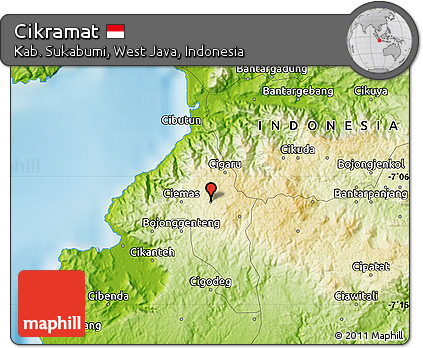 Physical Map of Cikramat