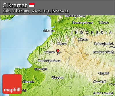 Physical Map of Cikramat