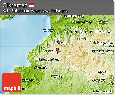 Physical Map of Cikramat