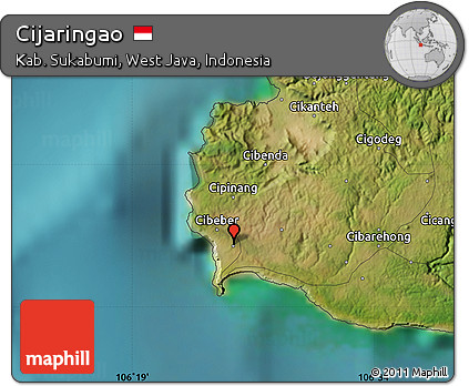 Satellite Map of Cijaringao