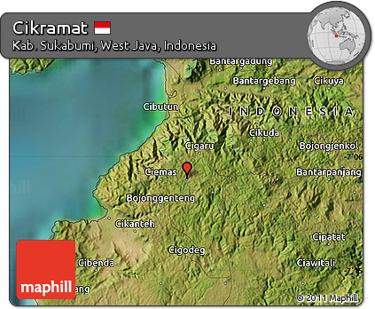 Satellite Map of Cikramat