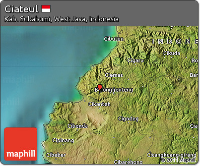 Satellite Map of Ciateul